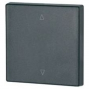 Kryt RF tlačítka 55x55mm. Nahoru-dolů. Antracitová. Matná | CWIZ-01/24
