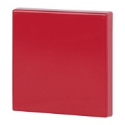 Kryt RF tlačítka 55x55mm. Červená. Lesklá | CWIZ-01/36