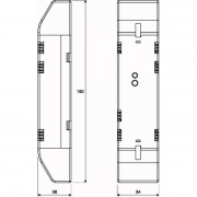RF Analogový aktor 0-10V nebo 1-10V DC - napájení 230V AC | CAAE-01/01