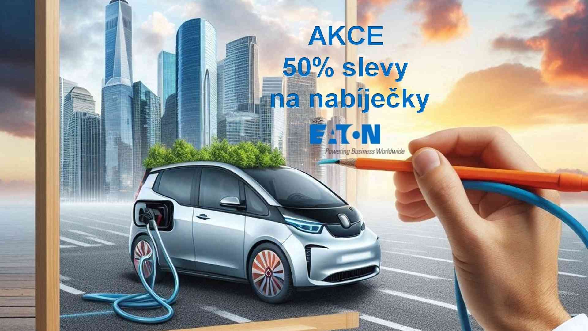Sleva 50% na nabíječky EATON